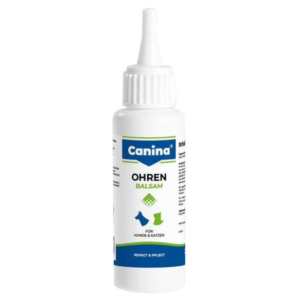 Canina Ohren Balsam ausu kopšanas līdzeklis suņiem un kaķiem 100 ml